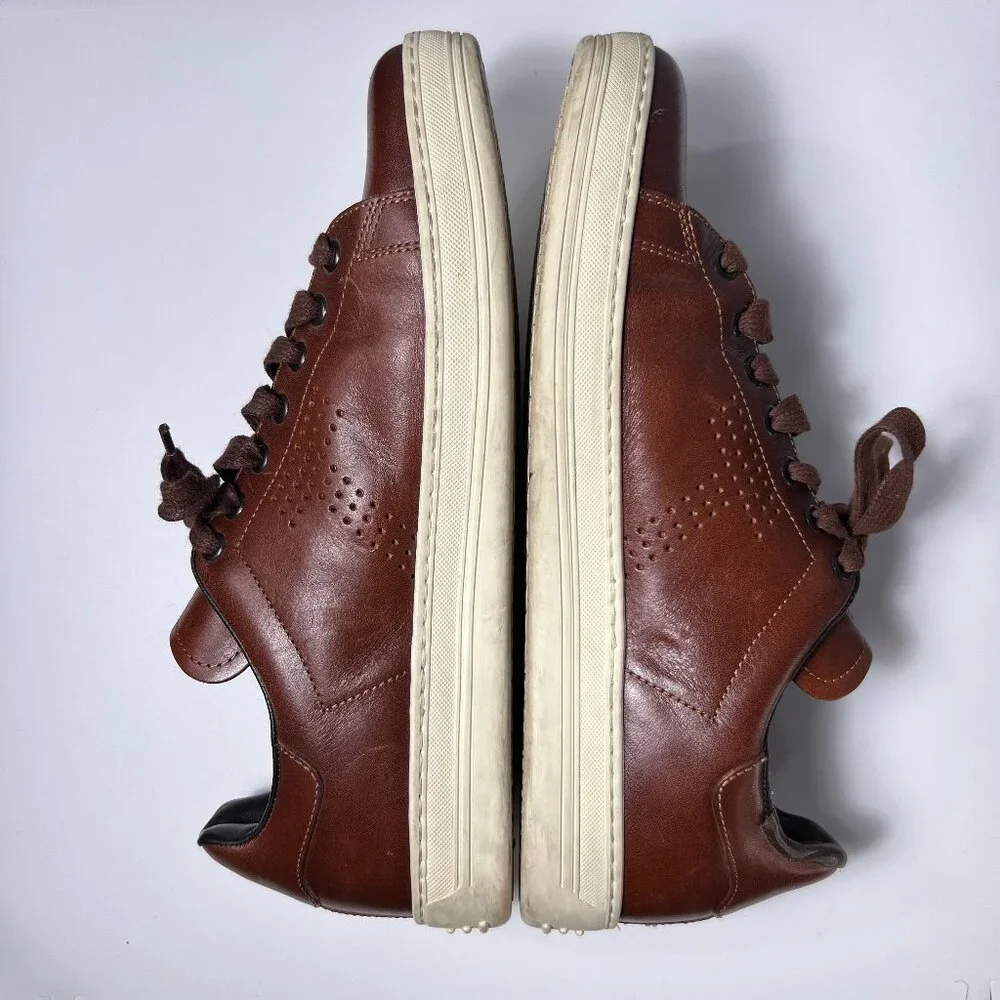 TOM FORD Men's Brown Leather Warwick Sneakers 7